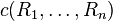 c(R_1,\dots,R_n)