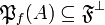 \mathfrak P_f(A) \subseteq {\mathfrak F}\orth