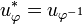 u_\varphi^* = u_{\varphi^{-1}}
